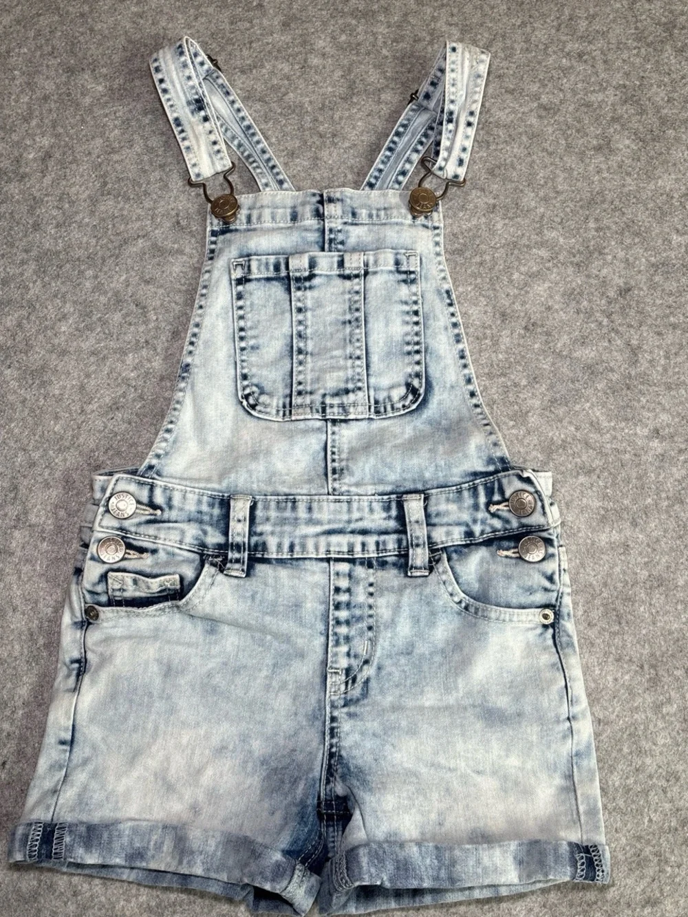 Justice Light Blue Denim Shorts