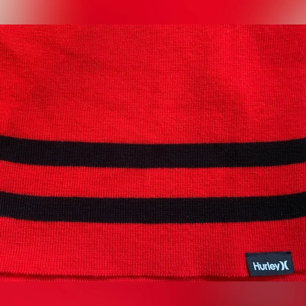 Hurley red black