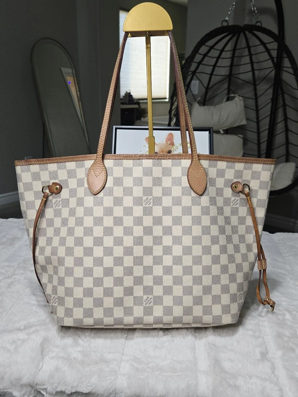 🔥 Louis Vuitton Damier Azur Neverfull MM EUC 🔥