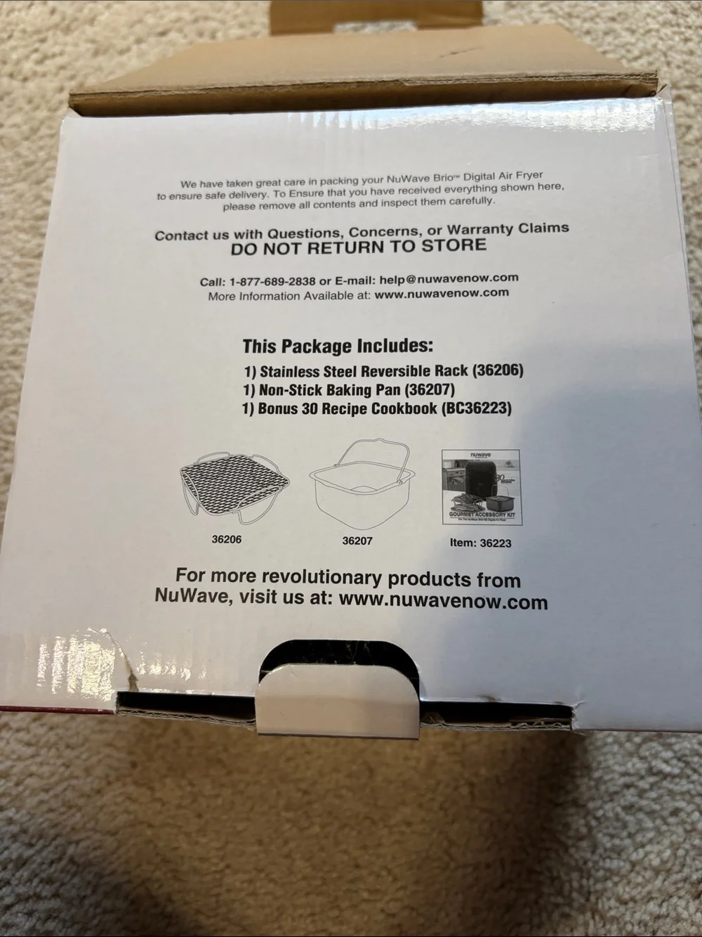 Nuwave accessory kit