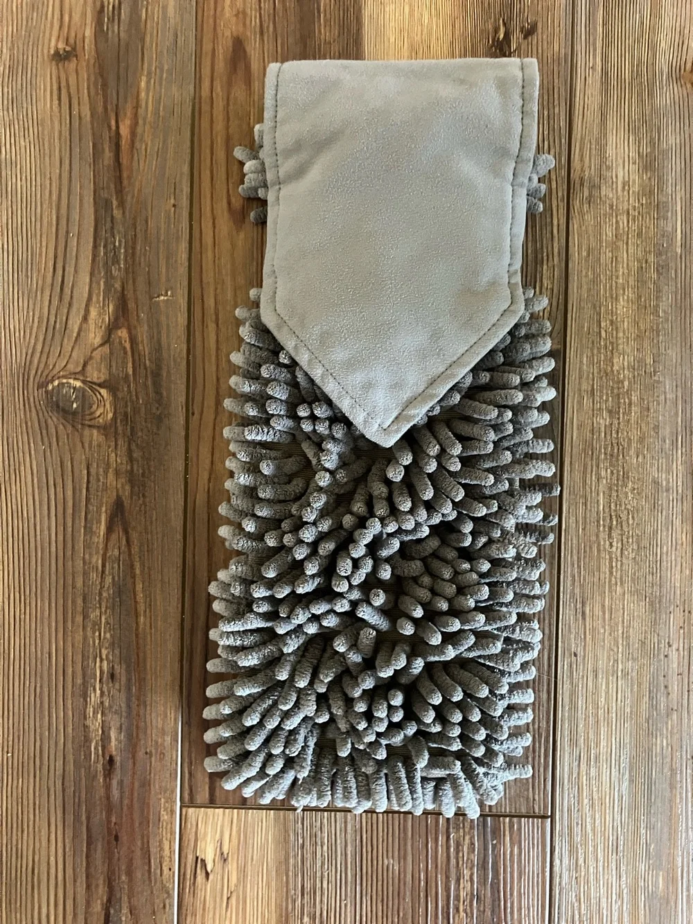Norwex Grey Chenille Mop-Style Hand Towel