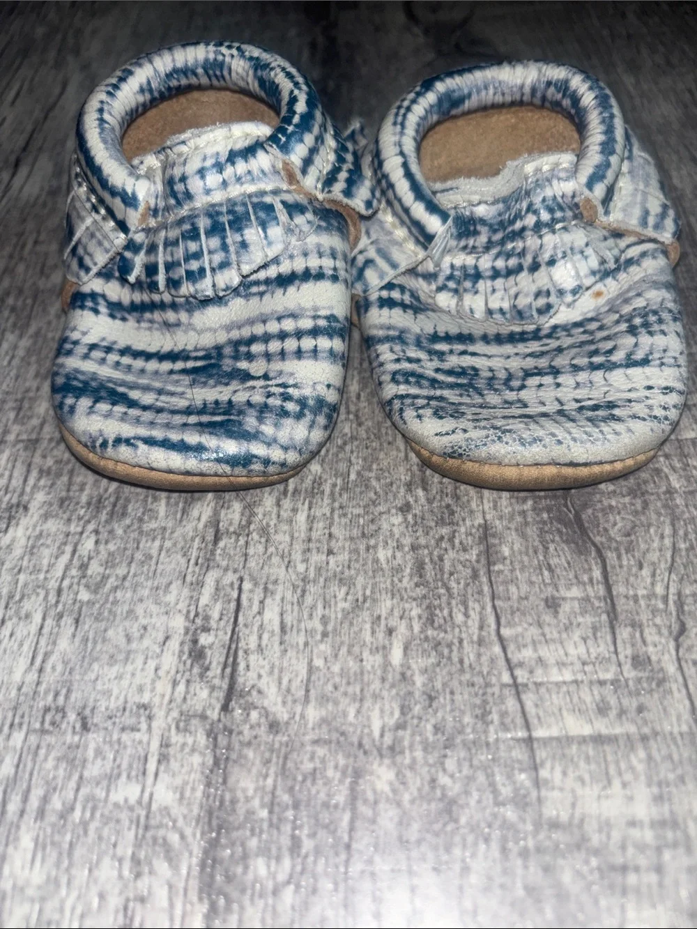 Freshly Picked Indigo Tie Dye Moccasins