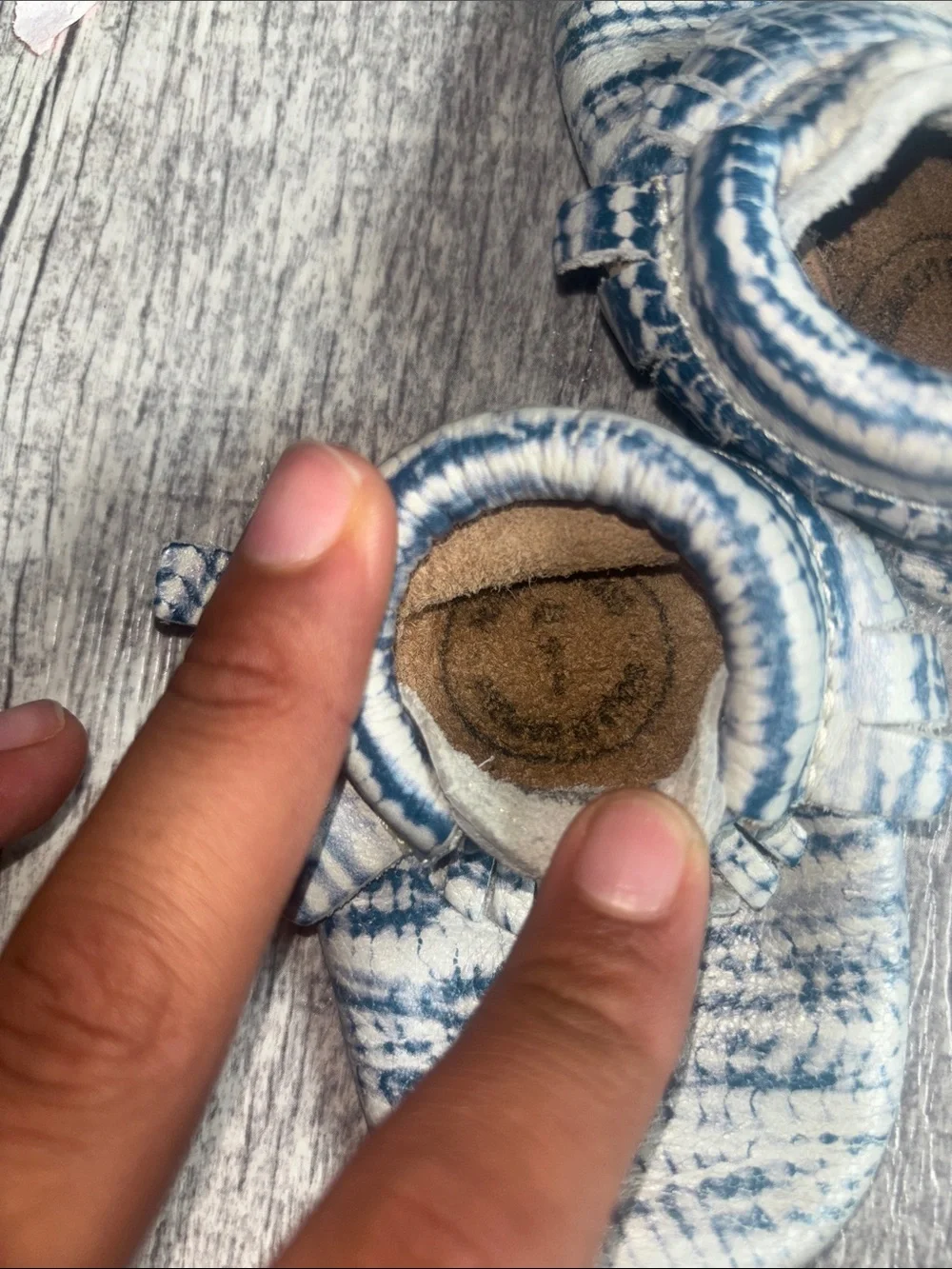 Freshly Picked Indigo Tie Dye Moccasins