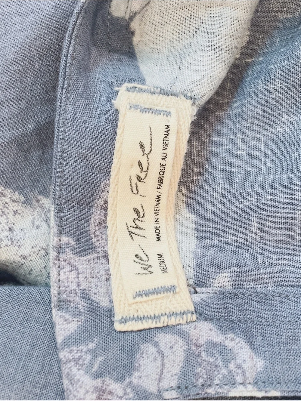 Free People We the Free Moon City Printed T Shirt Size Medium