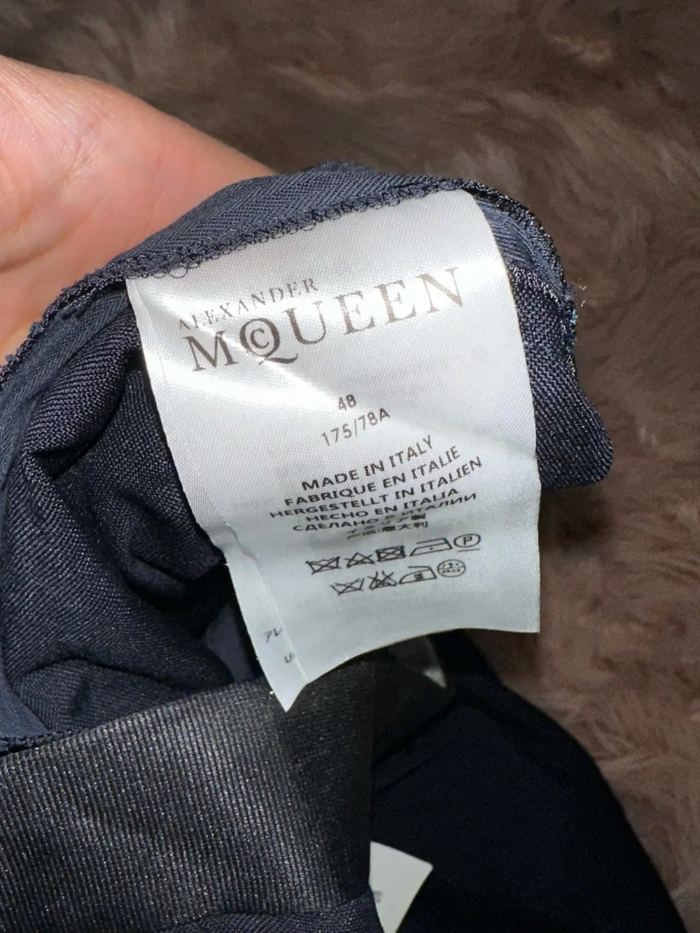 Alexander McQueen new tag