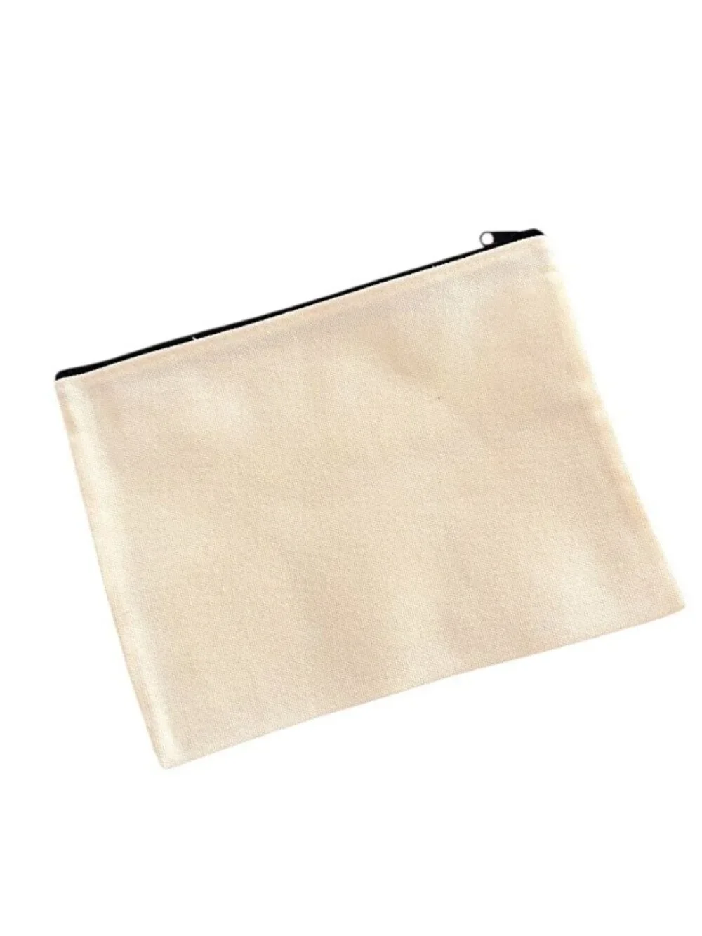 Mahjong Zip Pouch Accessory Makeup Linen Blend Brand New!