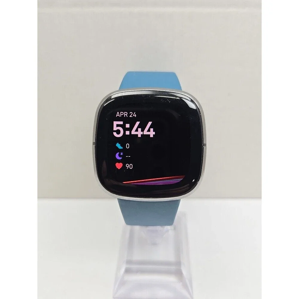 Fitbit Sense FB512 Smartwatch GPS ECG Heart Rate Activity Tracker No Charger