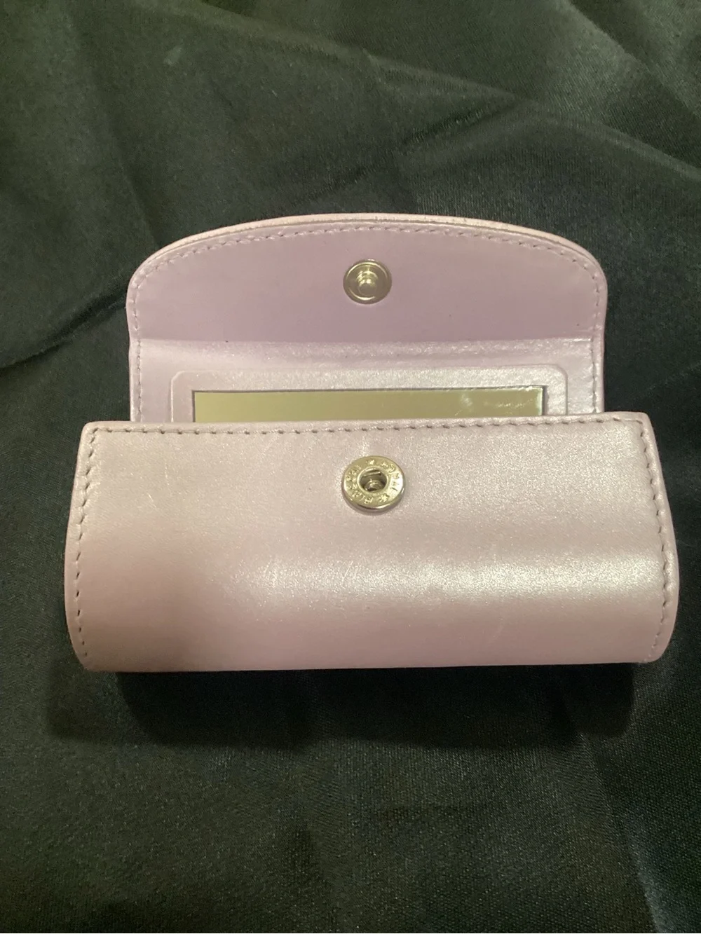 Coach compact leather