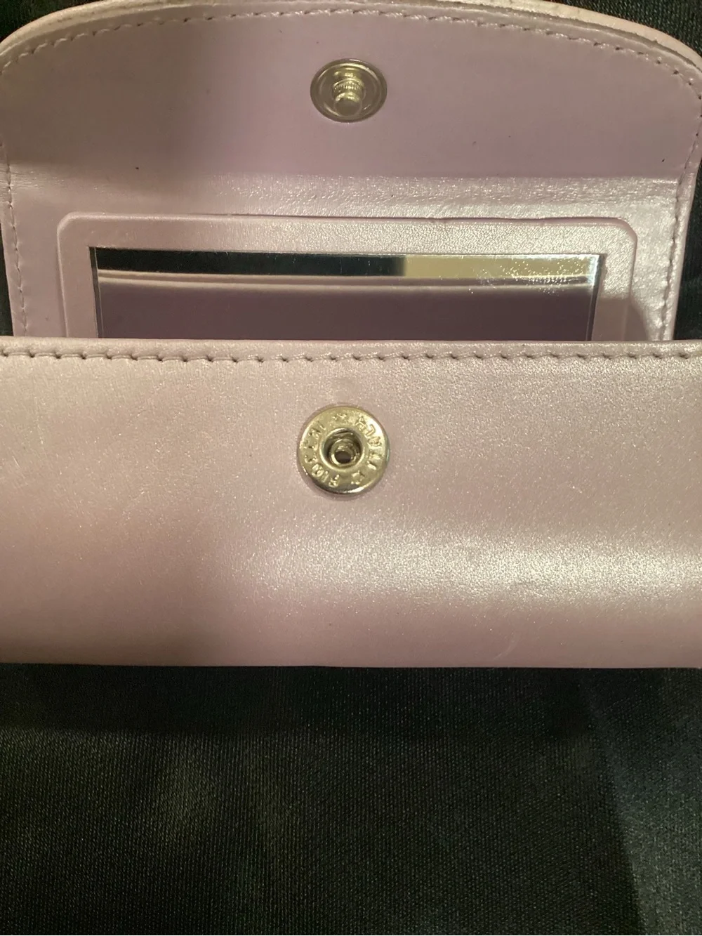 Coach compact leather