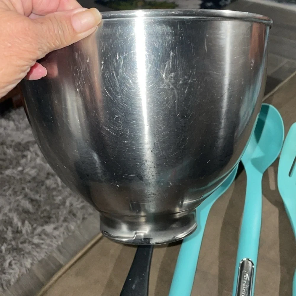 KitchenAid Stainless Steel Mixing Bowl with Utensils