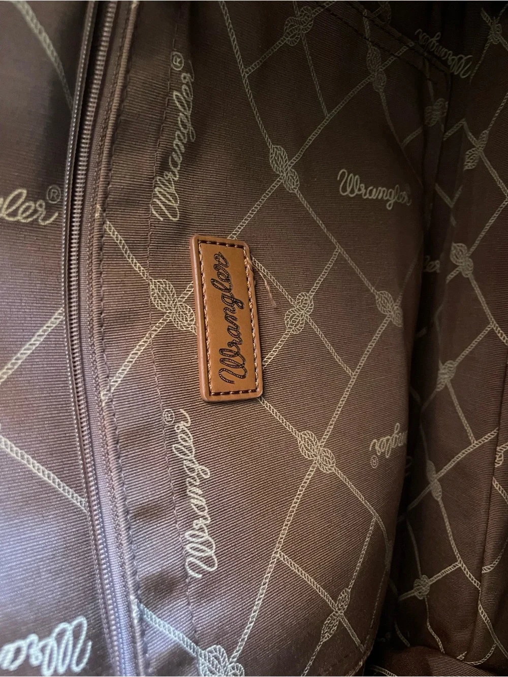 Wrangler tote brown