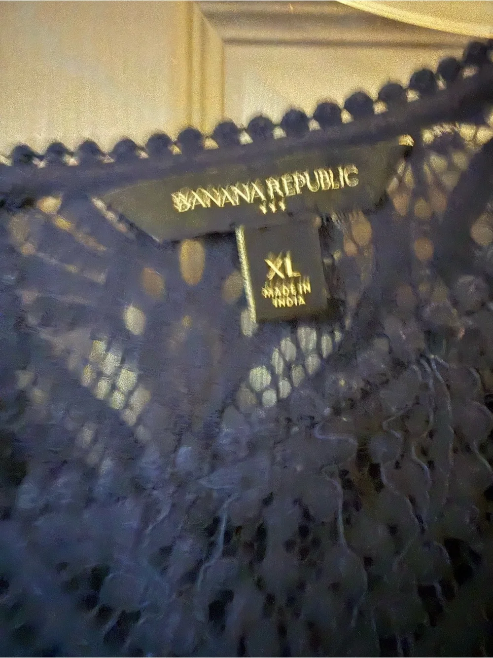 Banana Republic crochet lace