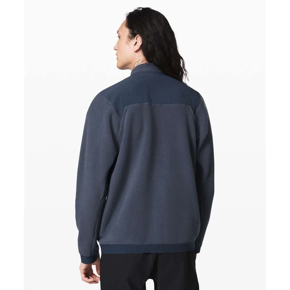 Lululemon Lab Siffra Hybrid Bomber Jacket Merino Wool Blend M4A21S Mens Large