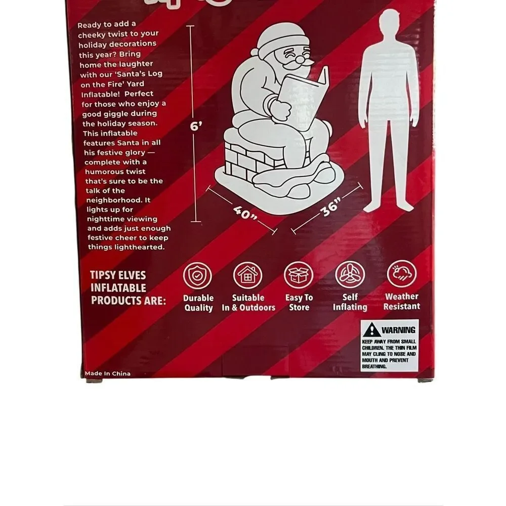 Tipsy Elves santa log