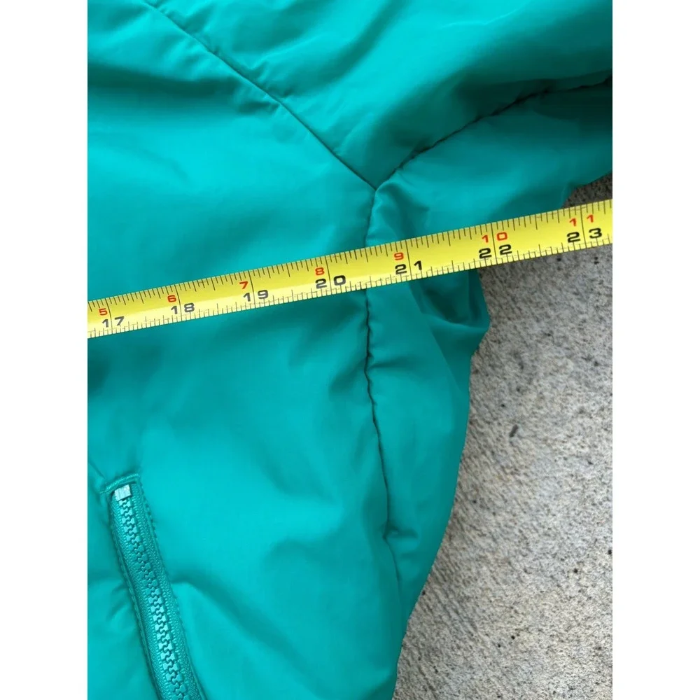 Vtg 90s Columbia Softshell Reversible Puffer Jacket, Purple Teal, Pockets, M