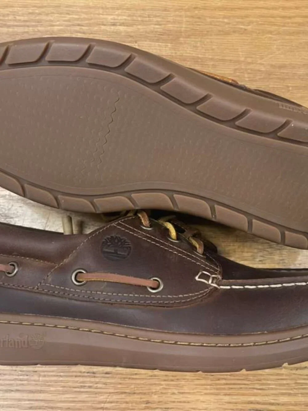 TIMBERLAND MEN'S PORTOFINO PIER BOAT SHOES TAUPE FULL GRAIN A6CXM-EN4 ALL SIZES