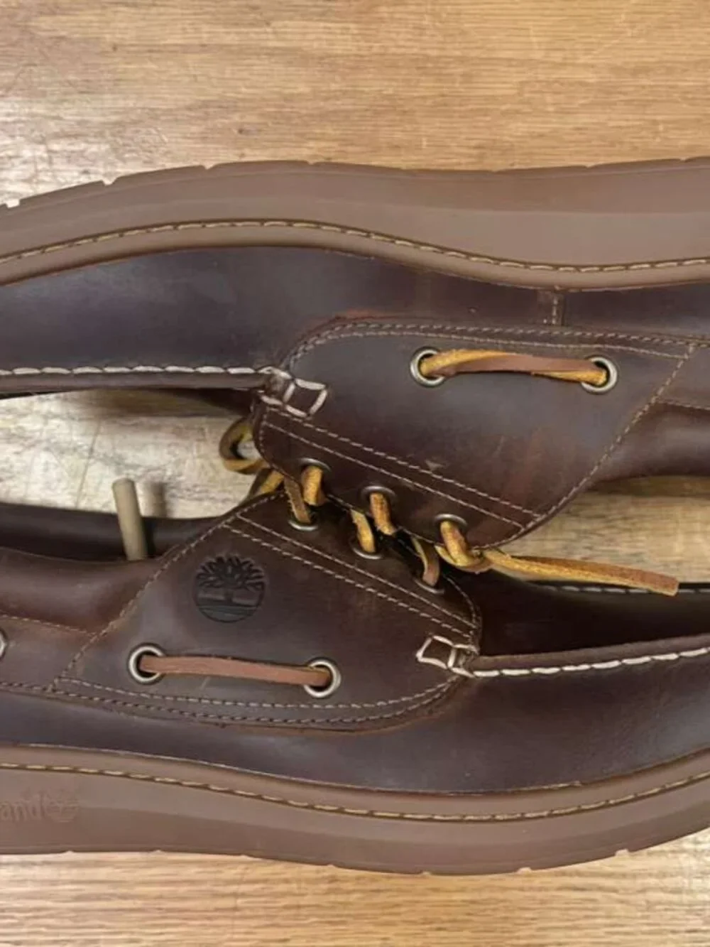 TIMBERLAND MEN'S PORTOFINO PIER BOAT SHOES TAUPE FULL GRAIN A6CXM-EN4 ALL SIZES