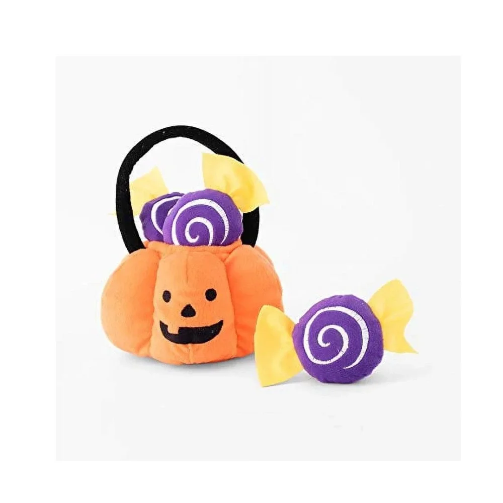 ZippyPaws Pumpkin Halloween Burrow‎ Dog Interactive Puzzle Toy Set 4-Piece