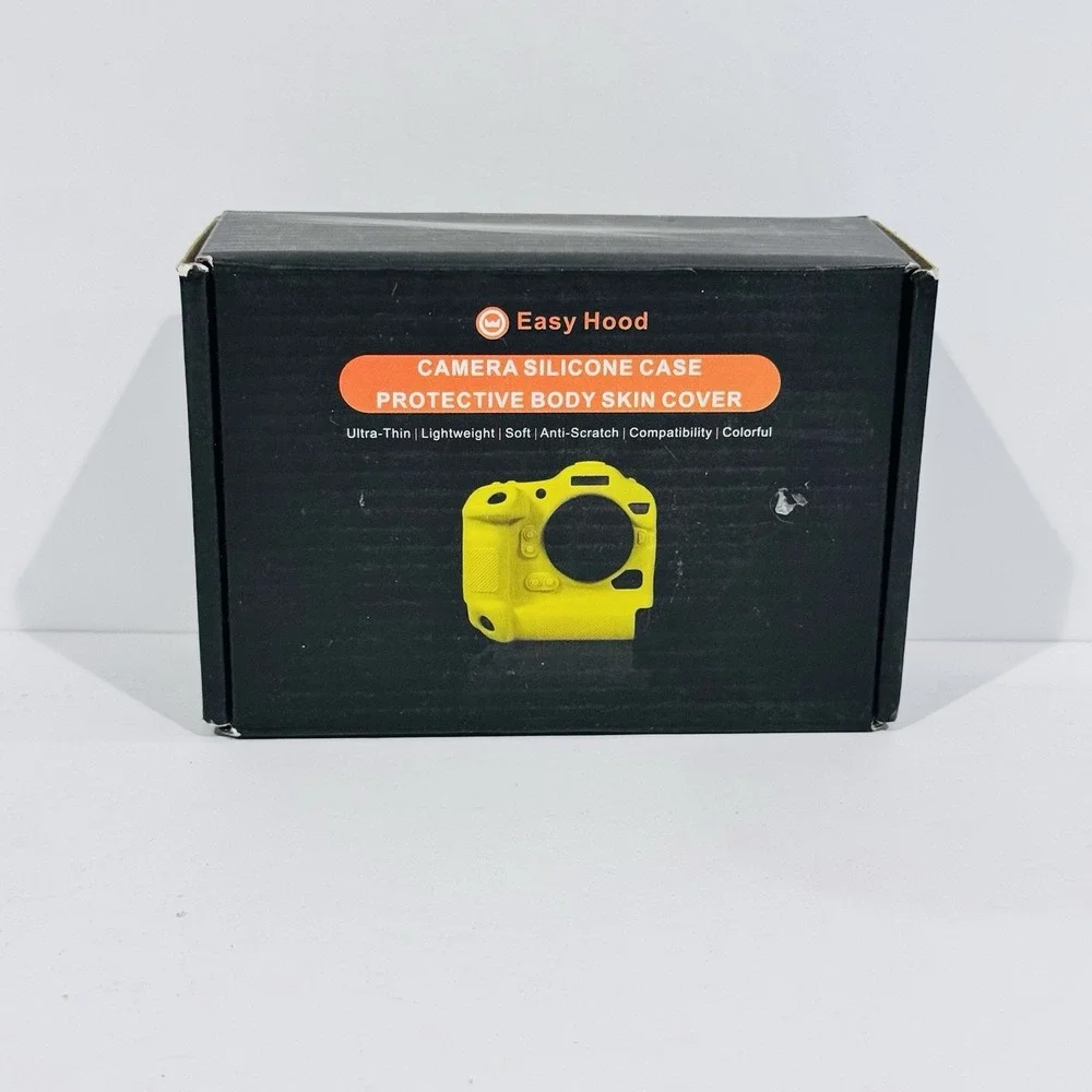 New Easy Hood Yellow Silicone‎ Case Body Skin Cover Nikon D4 D4S Digital Camera