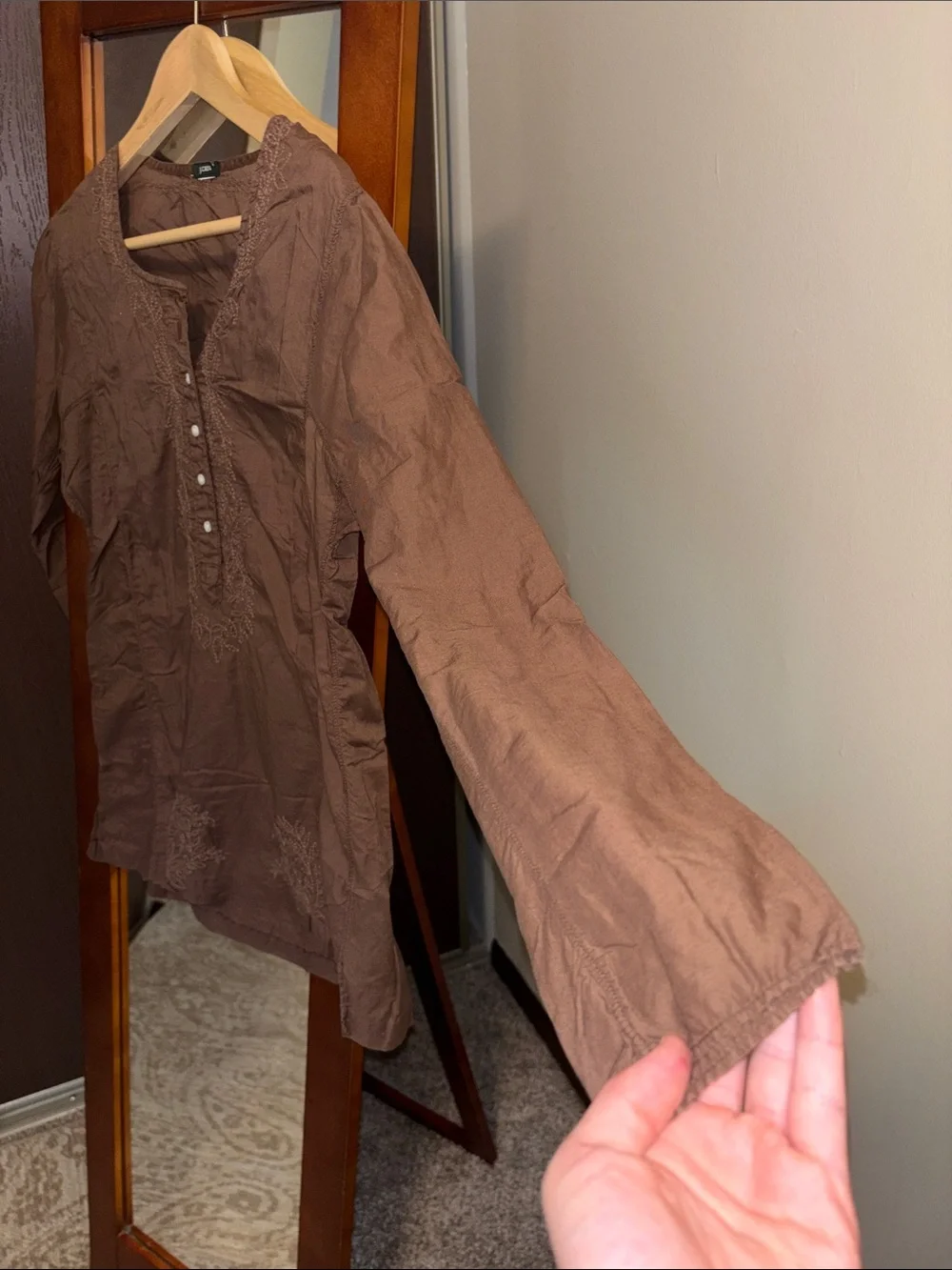 J. Crew Brown Long Sleeve