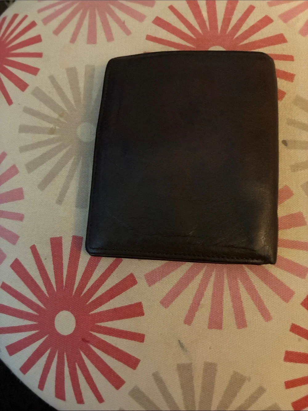 RBM Vintage Classic Men's Soft Black Genuine Leather Bifold Wallet No Rips