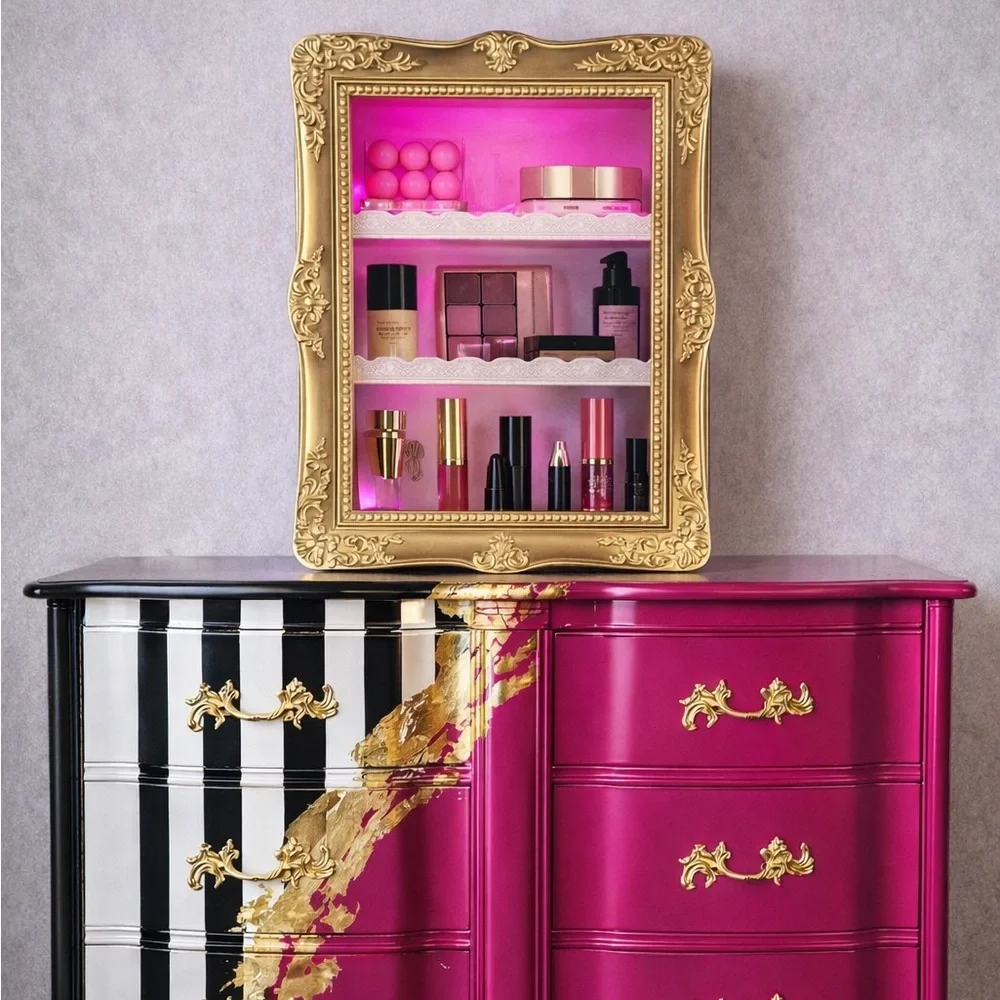 RESTOCK!!! Chic Organizer-Gilded Display Shelf