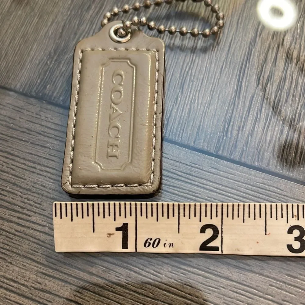 COACH 15142 SIGNATURE PATENT LEATHER TOTE BAG , Hangtag Only Key Chain