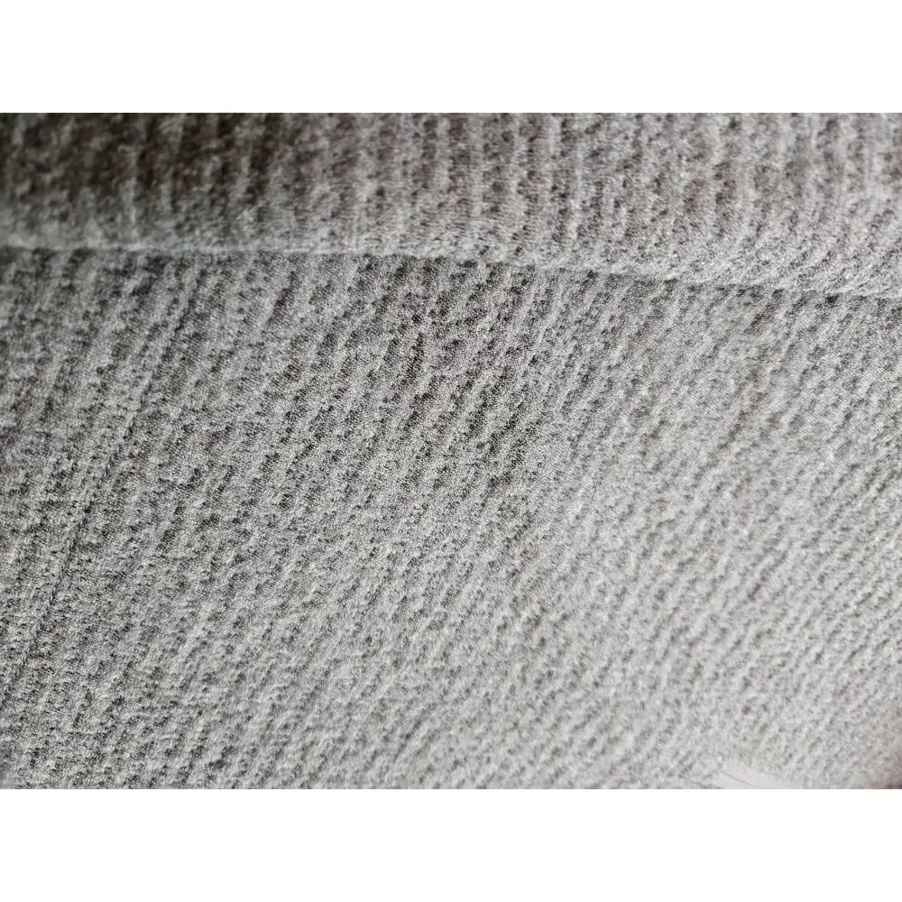 FLX Men's XL Gray Striped 1/4 Zip Mock Neck Pullover w/ Pockets
