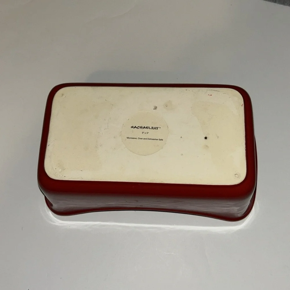 Red Ceramic loaf pan