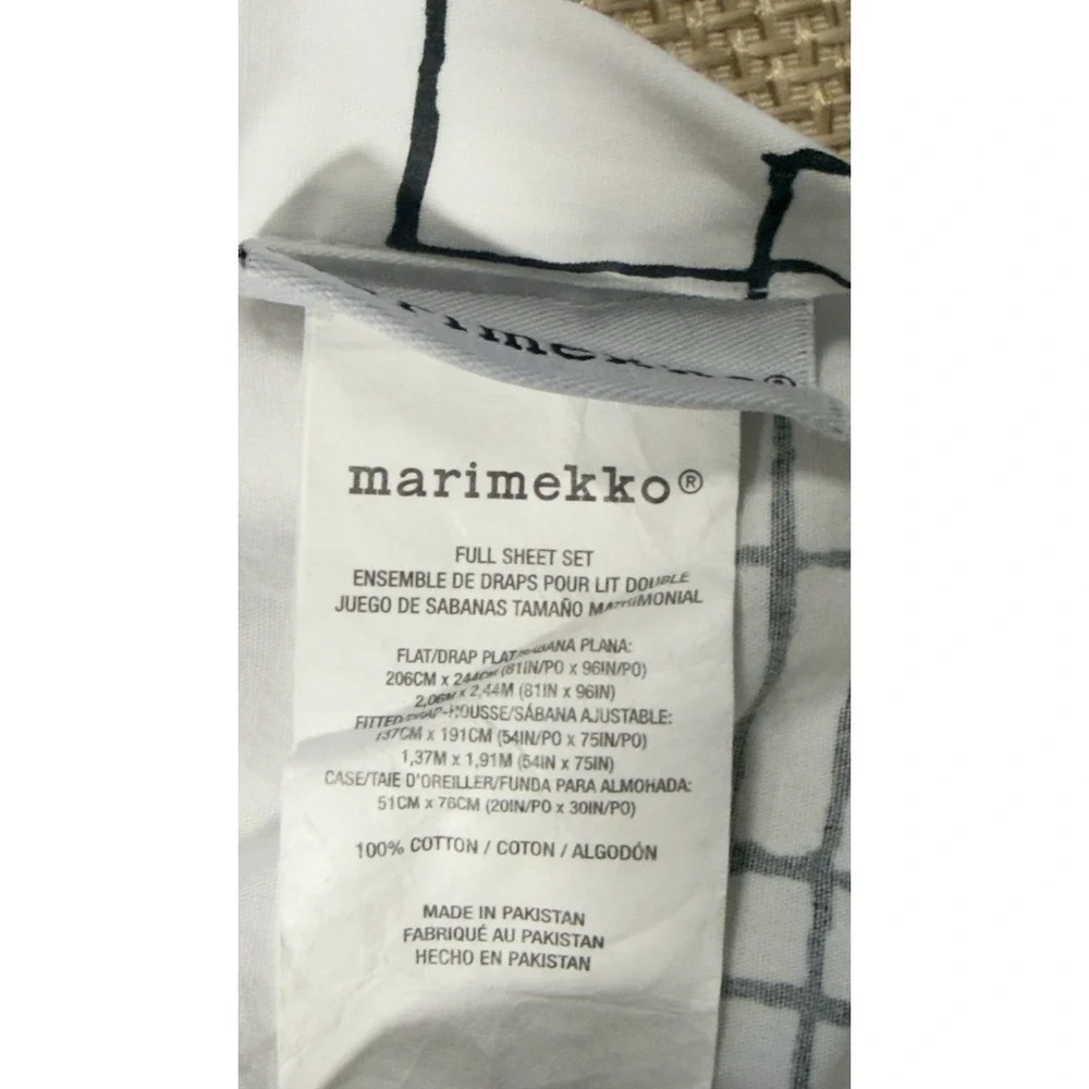 Marimekko sudenkorento sheet