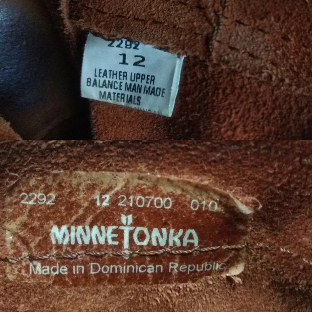 Minnetonka suede moccasin