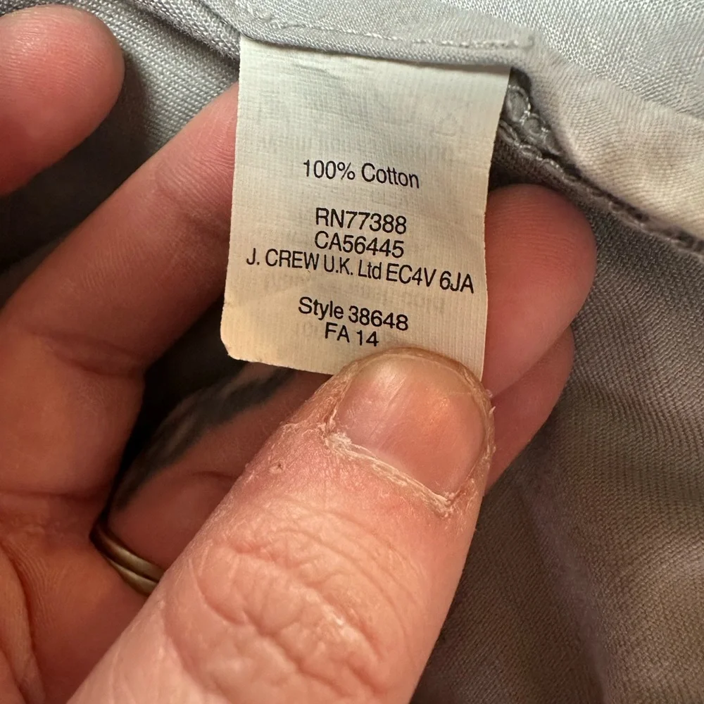 J. Crew gray sutton does