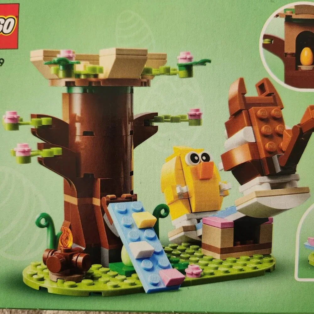 New LEGO Spring Animal Playground Building Toy Set Squirrel Chick Bird Figure 40