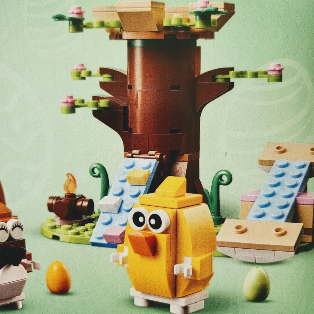 New LEGO Spring Animal Playground Building Toy Set Squirrel Chick Bird Figure 40