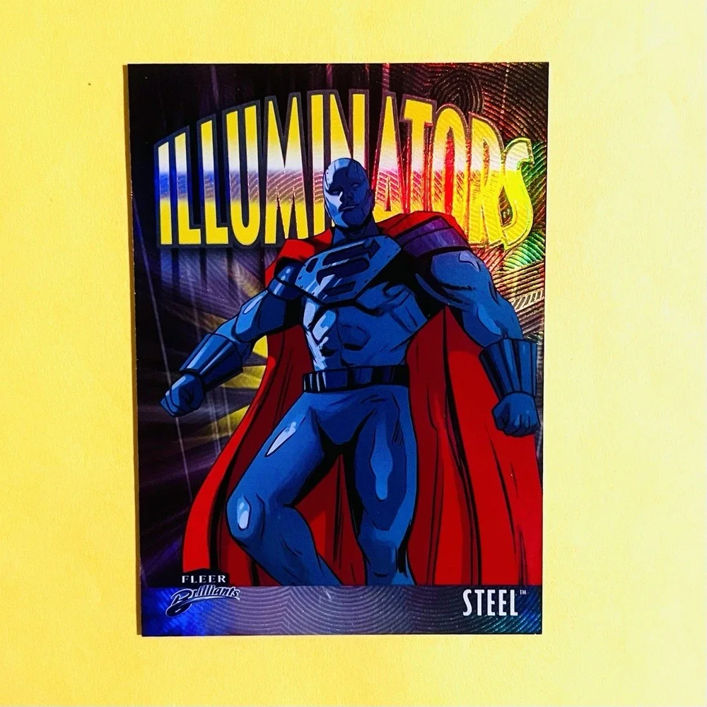 Fleer Brilliants UD‎ Steel I-6 Illuminators Insert Superman DC