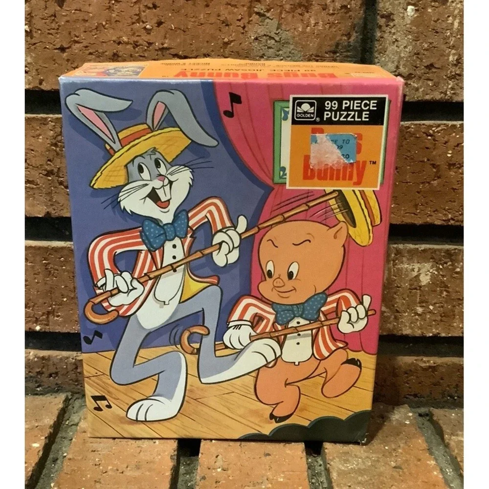 Vintage Bugs Bunny 99 Pc Jigsaw Puzzle 1977 Golden Dancing Bugs‎ 10