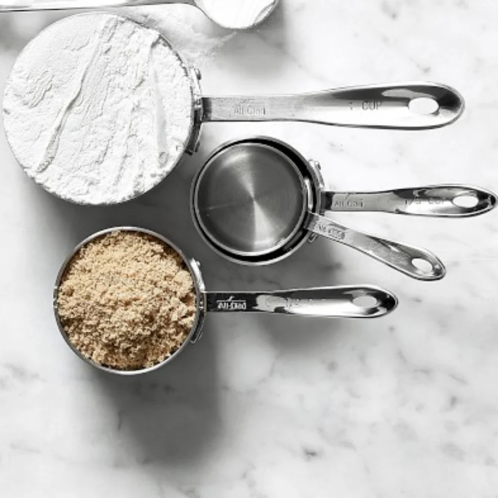 All-Clad standard measuring cup set of 4 stainless steel - NEW with tags!