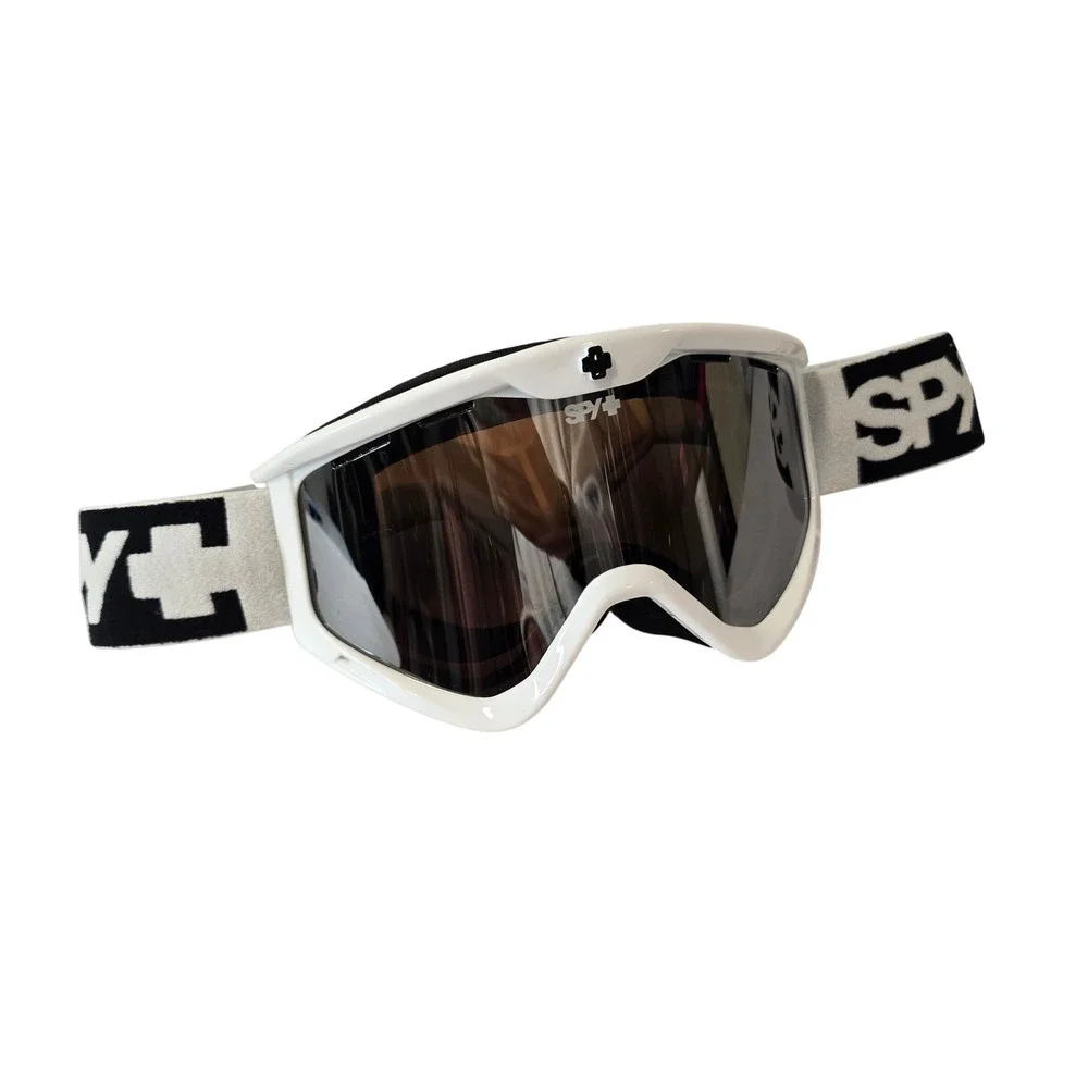 Spy Optic Snow Goggles‎ Unisex One Size White Mirrored Lens Ski Snowboard