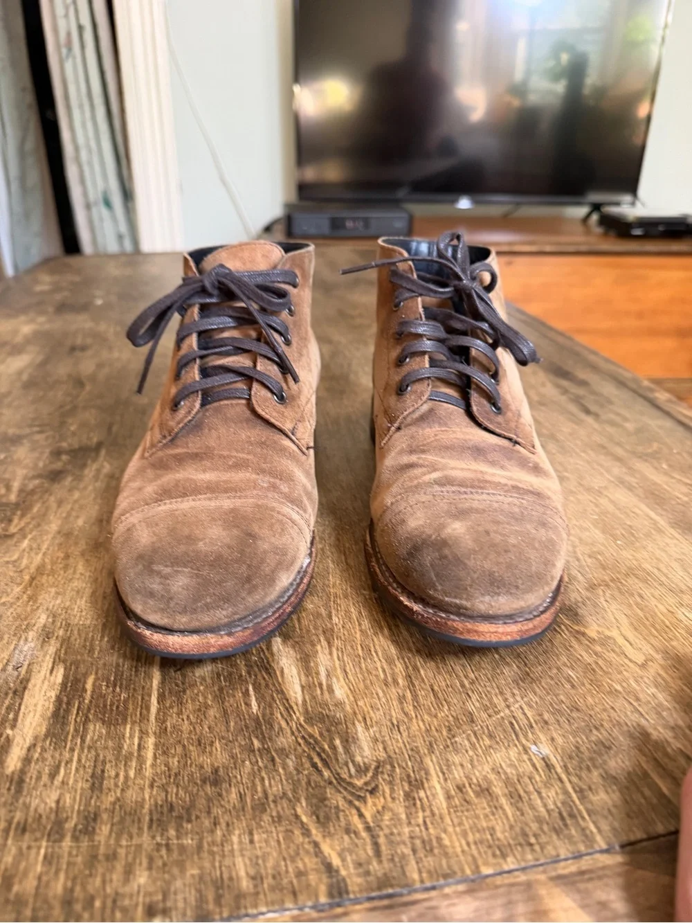 Thursday Boot Co Everyday Mocca Suede Cap Toe Chukka Boots Men’s 8 US Brown