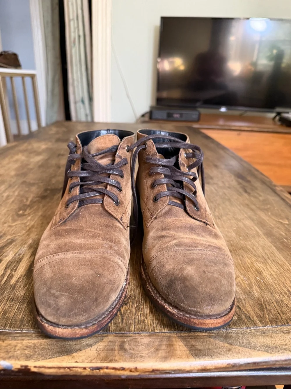 Thursday Boot Co Everyday Mocca Suede Cap Toe Chukka Boots Men’s 8 US Brown