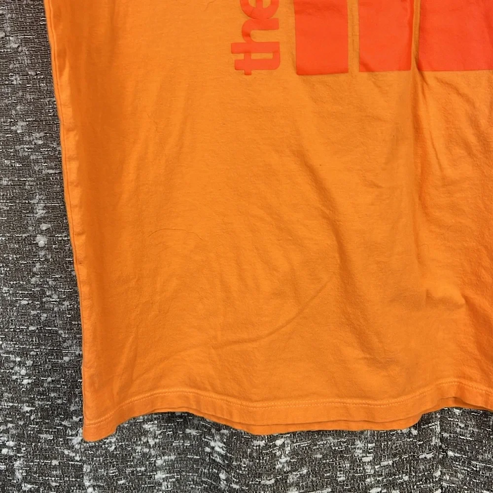 The North Face Men's‎ Short-Sleeve Jumbo Half Dome Orange Shirt Tee Size Large
