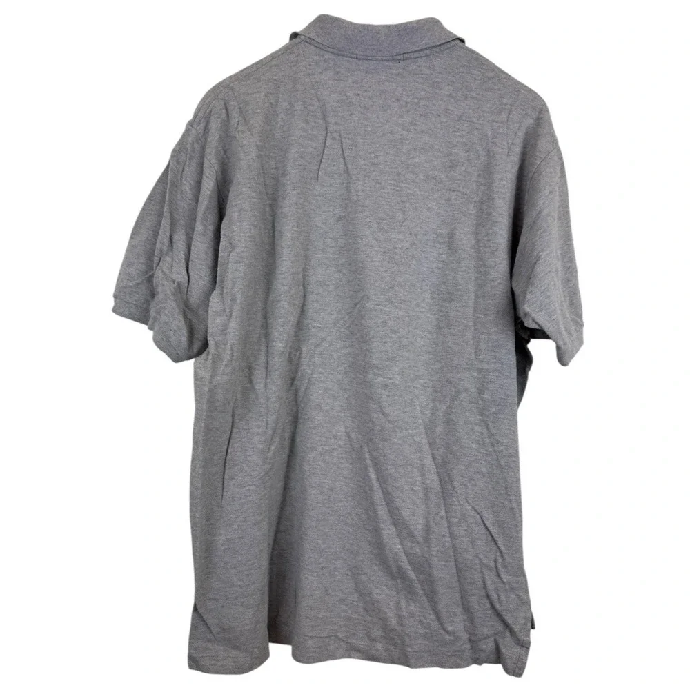 Polo Ralph Lauren Polo Shirt Men's XL Gray Preppy 90s Pima Cotton Vintage Cotton