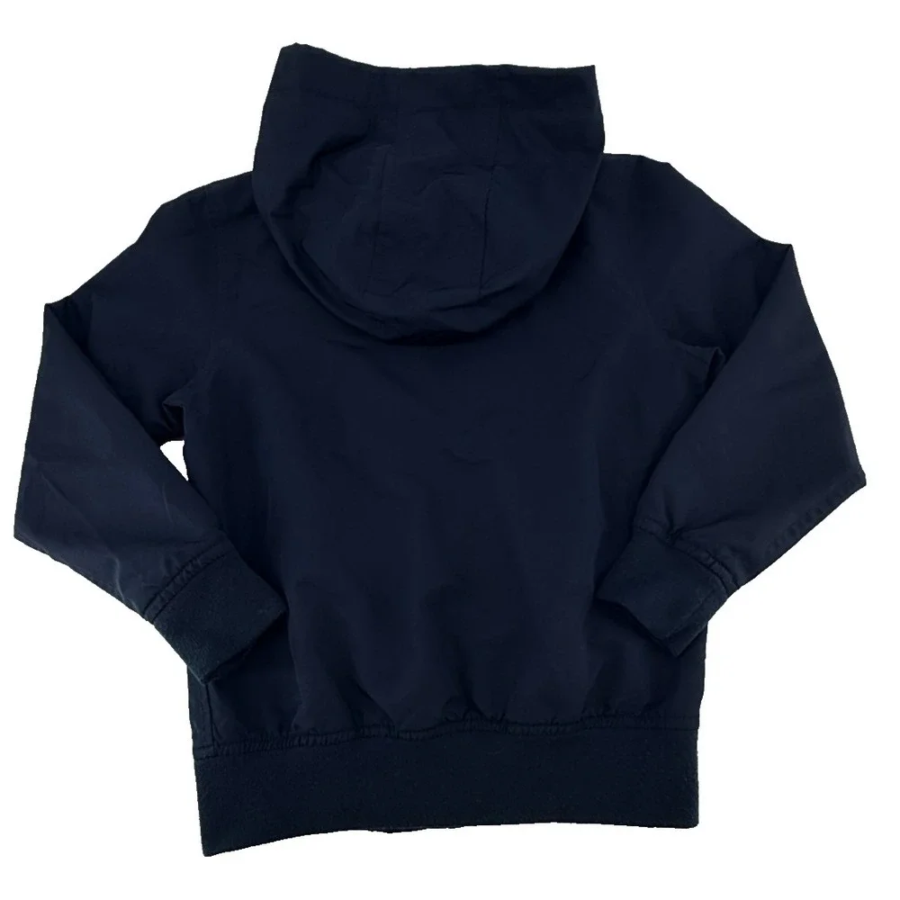 The Childrens Place Hoodie Kids Size Small Black Zip Up‎ Sweatshirt Basic Fleece