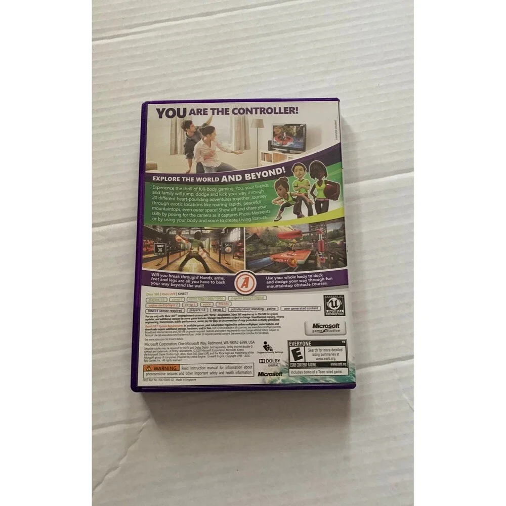 Xbox kinect adventures