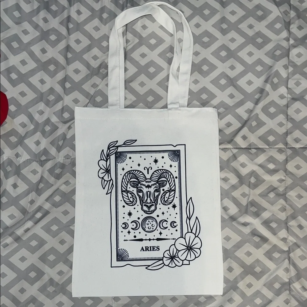 Zodiac Canvas Tote Bag