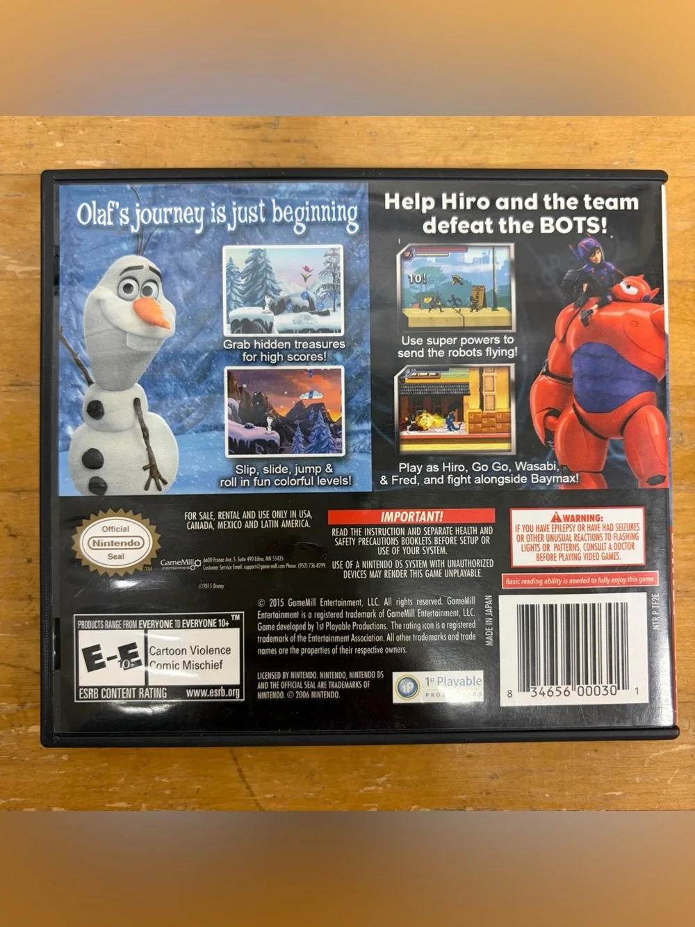 Nintendo lot disney