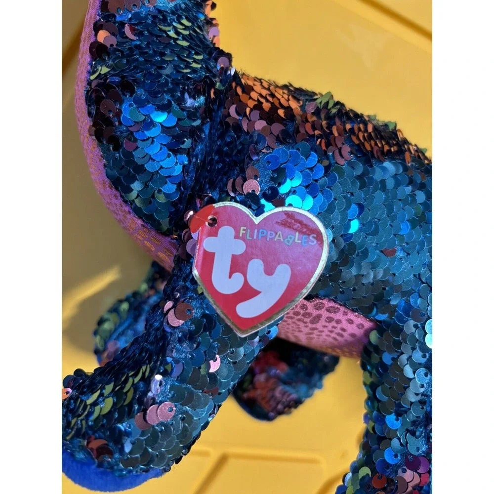TREMOR DINOSAUR TY FLIPPABLES SEQUIN Space X‎ NASA Launch 17 in. Plush toy