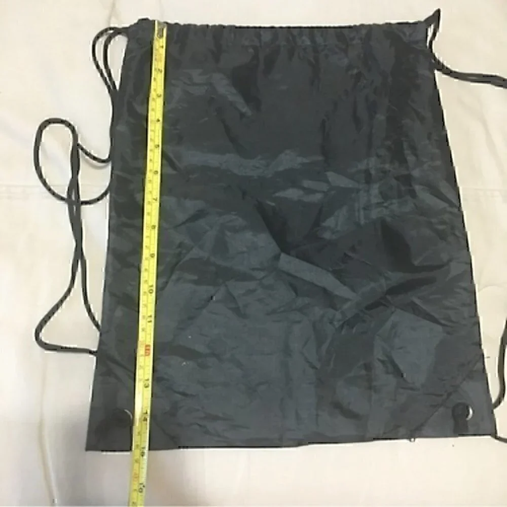 String king black backpack cinch sack NWOT