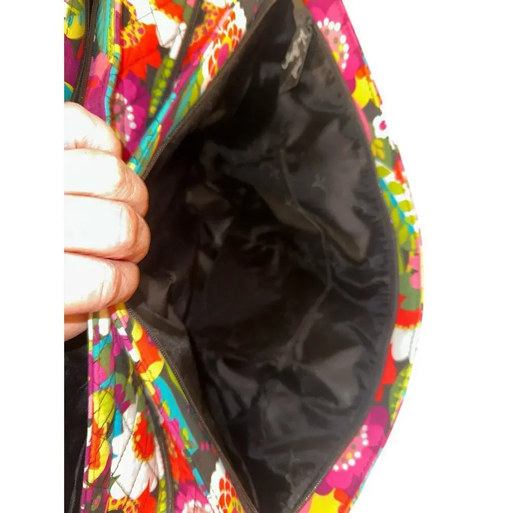Vera Bradley Women’s Va Va Bloom Quilted Diaper Travel Tote Bag Size 12x20 Multi