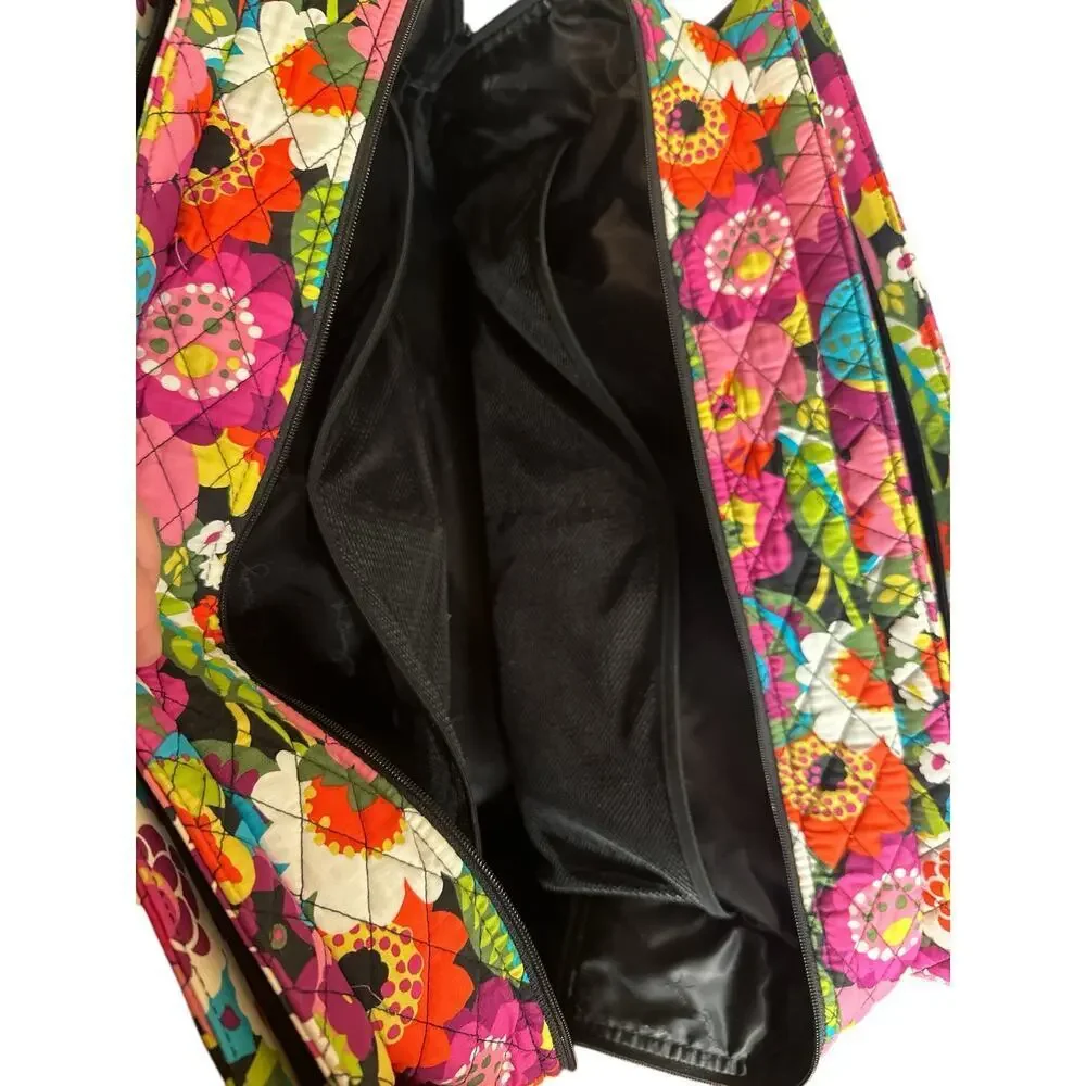 Vera Bradley Women’s Va Va Bloom Quilted Diaper Travel Tote Bag Size 12x20 Multi